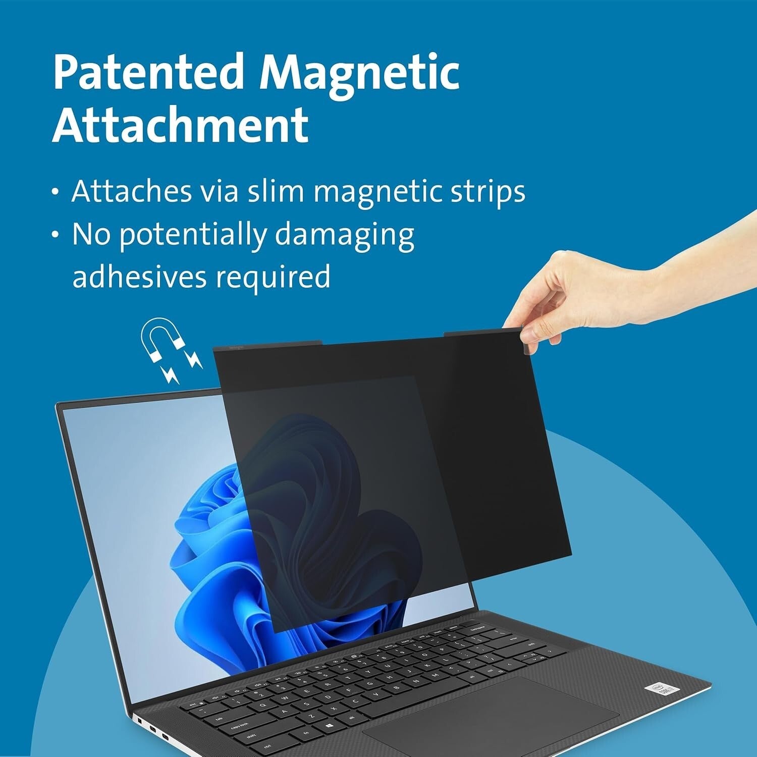 MagPro Magnetic Laptop Privacy Screen 14" – Anti-Glare & Blue Light Reduction