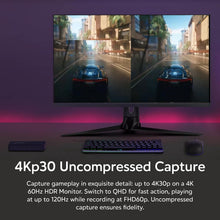 Load image into Gallery viewer, Ultra-Low Latency HDMI Video Capture Card for PS5, Xbox Series X/S &amp; Switch