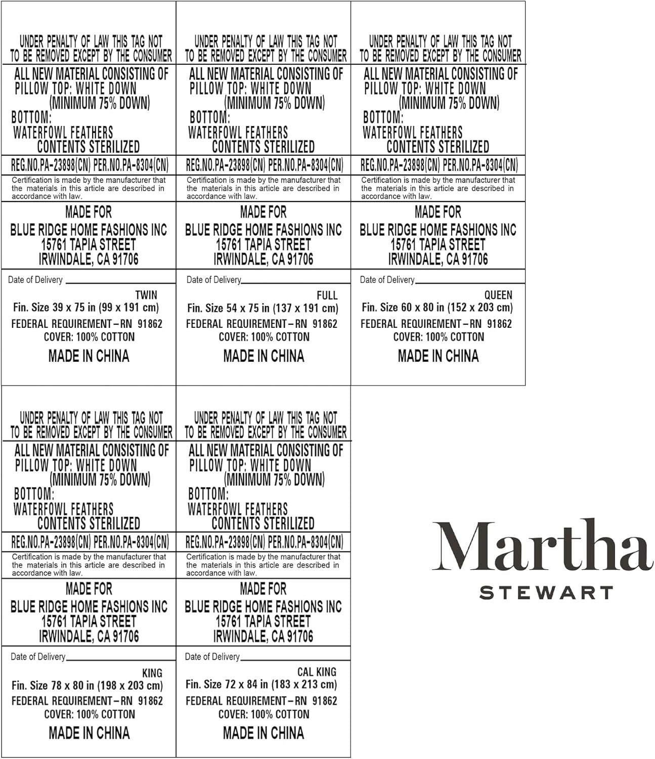 Luxurious 3-Inch King Feather Topper with Cotton Fabric - All-Season Comfort