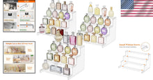 Load image into Gallery viewer, 12-Inch Clear Plastic Display Stand - Tool-Free Assembly for Organizing &amp; Decor