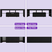 Load image into Gallery viewer, Stylish 51" LED TV Stand with Ample Storage Drawer for Media Organization