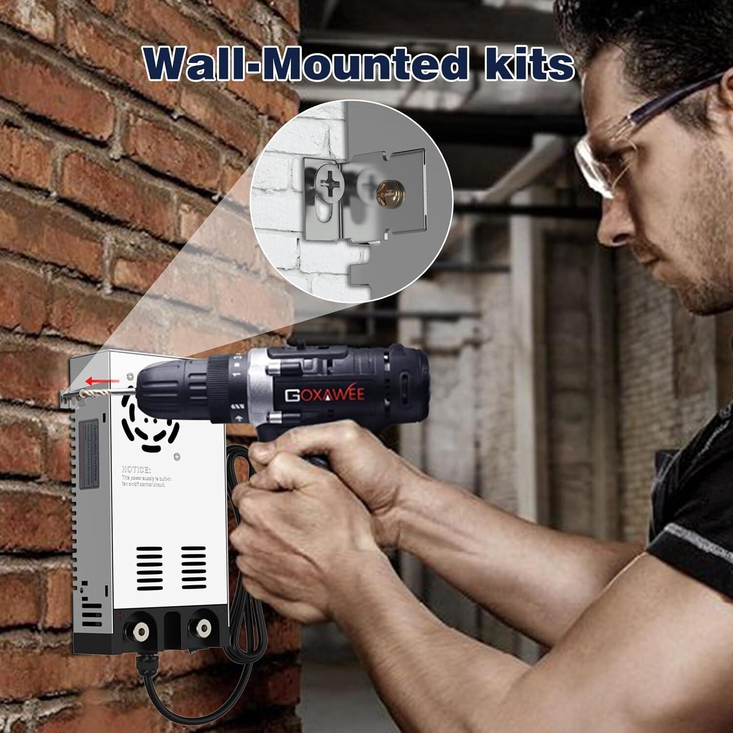 Efficient 600W 12V AC to DC Converter - Short Circuit & Overload Protection