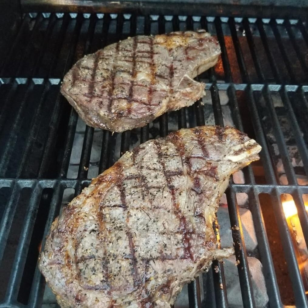 BroilMaster-Compatible Cast Iron Grates - 3-Pack with Heavy-Duty Performance