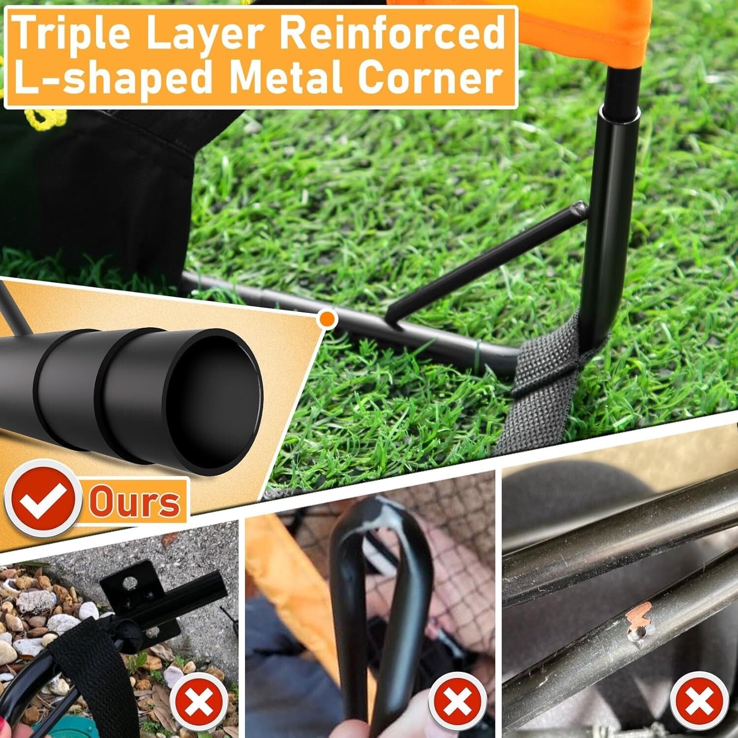 7'x5' Soccer Goal with Weather-Resistant Design for Kids - Ideal Backyard Gift