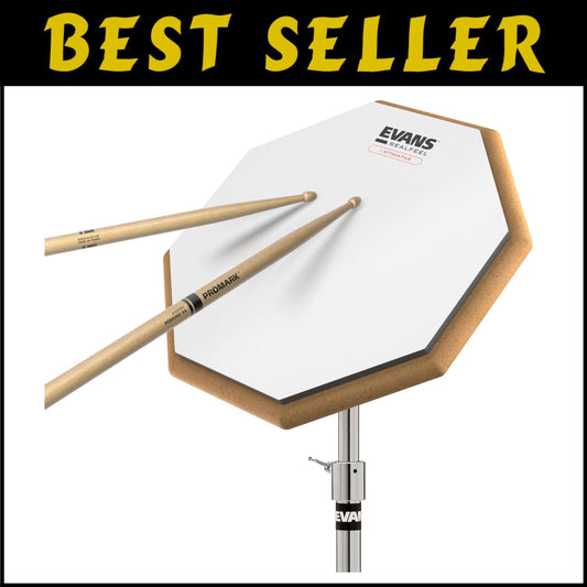 RealFeel Attacktile 10-Inch Drum Practice Pad - Enhanced Techniques Anywhere