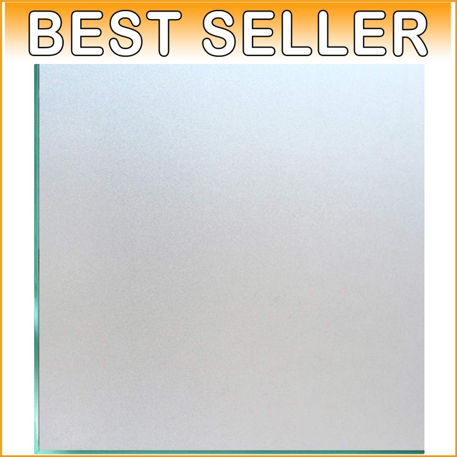 Frosted Glass Window Privacy Film - UV Blocking & Heat Control 45.2 x 314.9 Inch