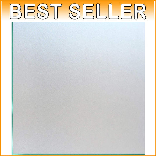 Frosted Glass Window Privacy Film - UV Blocking & Heat Control 45.2 x 314.9 Inch