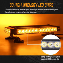 Load image into Gallery viewer, Weatherproof Magnetic Base LED Strobe Light - 30 LEDs for Enhanced Visibility