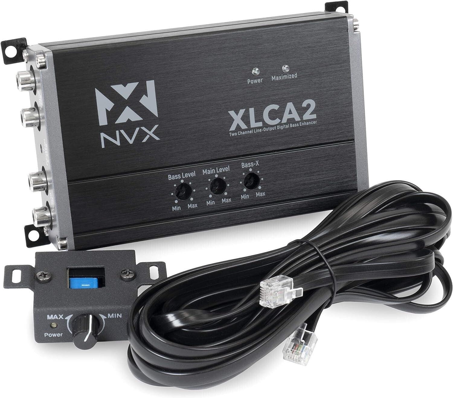 Versatile 2-Channel Bass Enhancer with xBOOST & Dual Amplifier Outputs for Cars