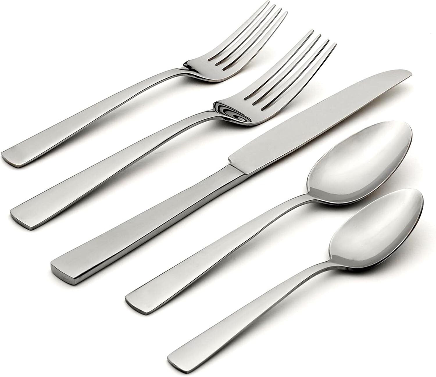 20-Piece Stainless Steel Nocha Flatware Set for 4 - Elegant Dining Silverware
