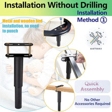 Load image into Gallery viewer, 4PC Adjustable Bed Frame Support Legs - Universal Stabilizer 10-17.5" Height