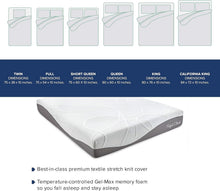 Load image into Gallery viewer, California King 10-Inch Memory Foam Mattress - Transform Your Sleep Experience