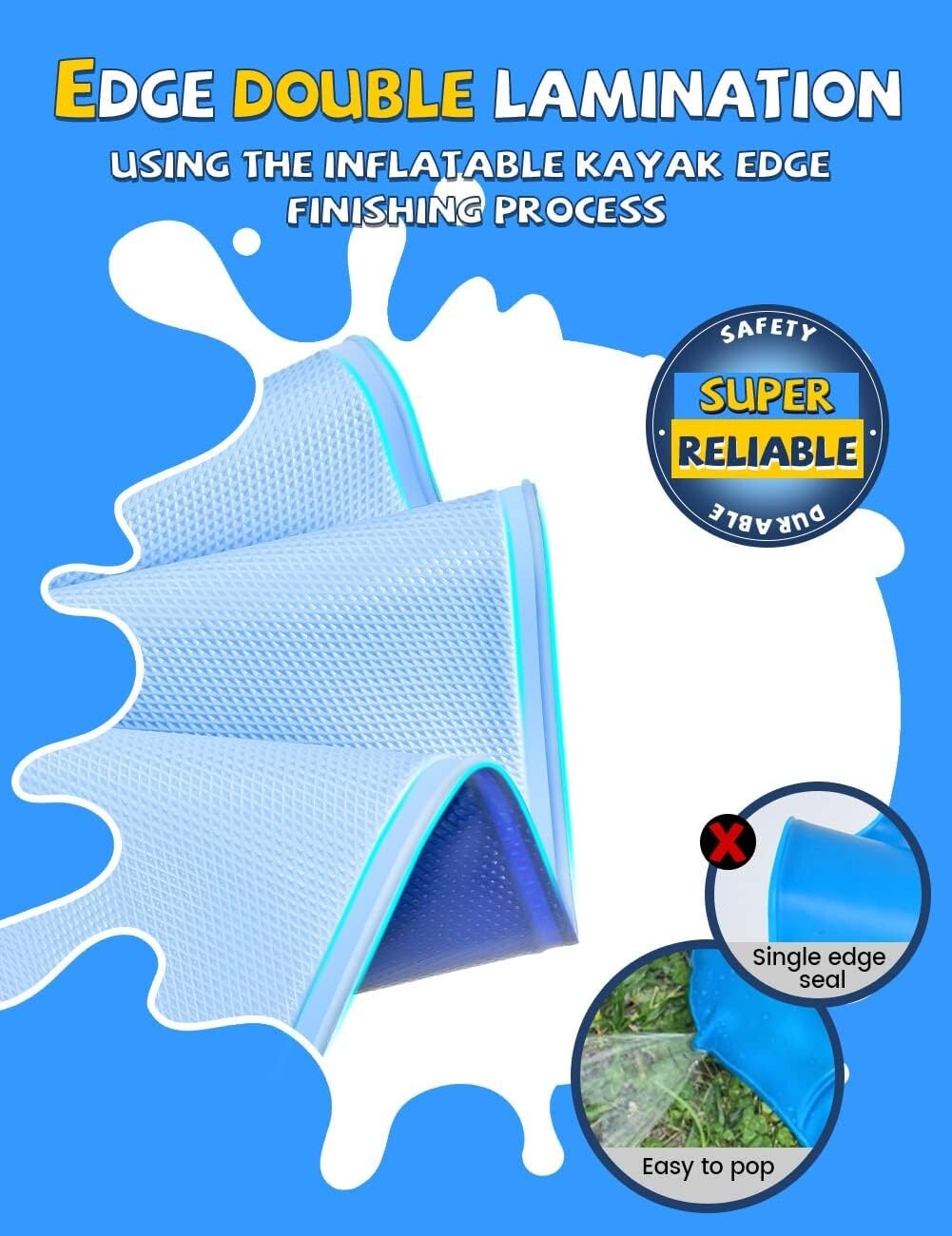 Thick Non-Slip Splash Pad - 67 Inch Water Play Mat for Babies, Kids, & Pets