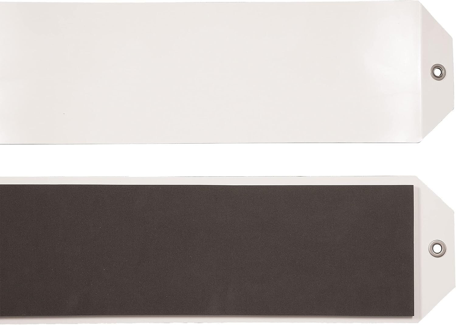 Premium Slide-Out Sleds for RVs - Durable PVC, Slip-Resistant Black/White Pair