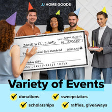 Load image into Gallery viewer, Reusable Dry Erase Big Check - Ideal for Charity, Contests &amp; Presentations