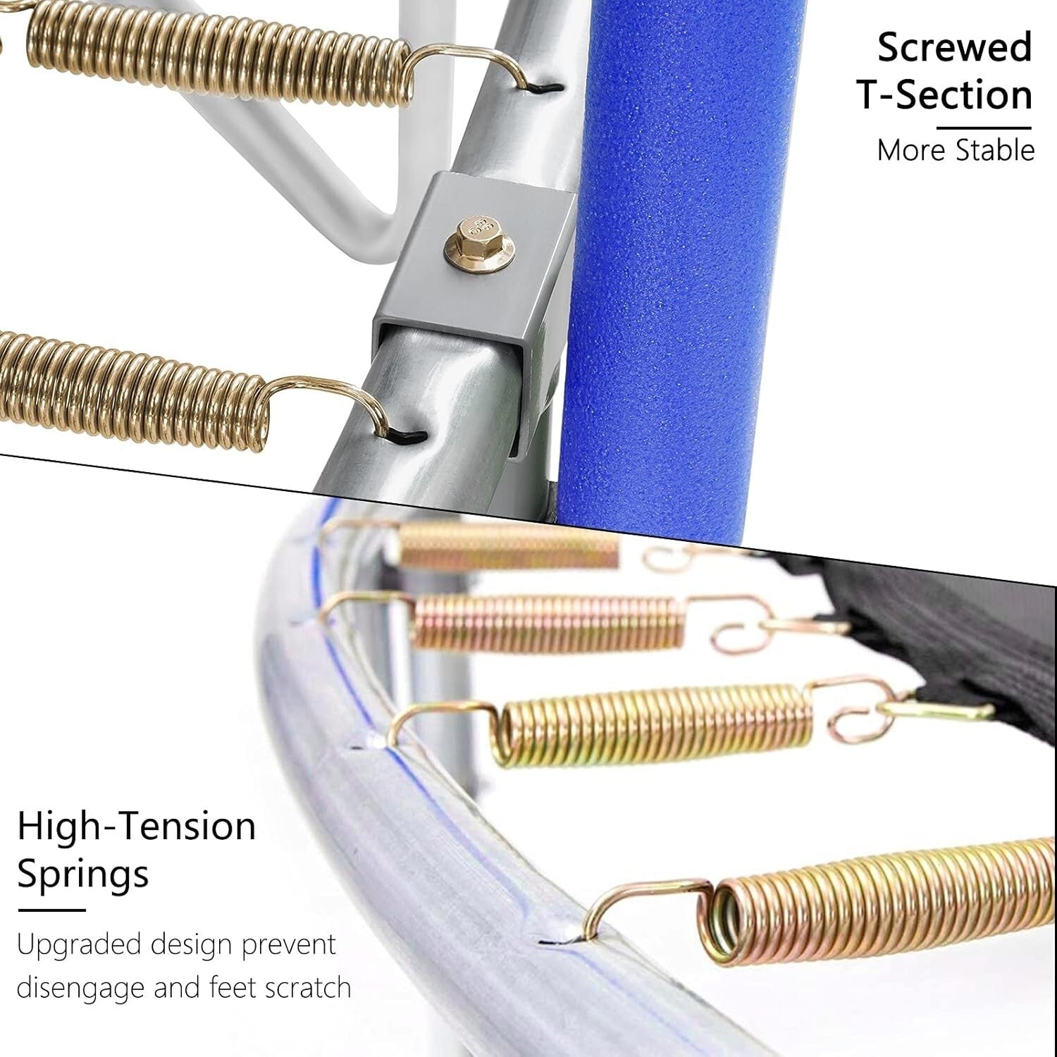 8FT Outdoor Trampoline with Safety Enclosure & Basketball Hoop for Hours of Fun