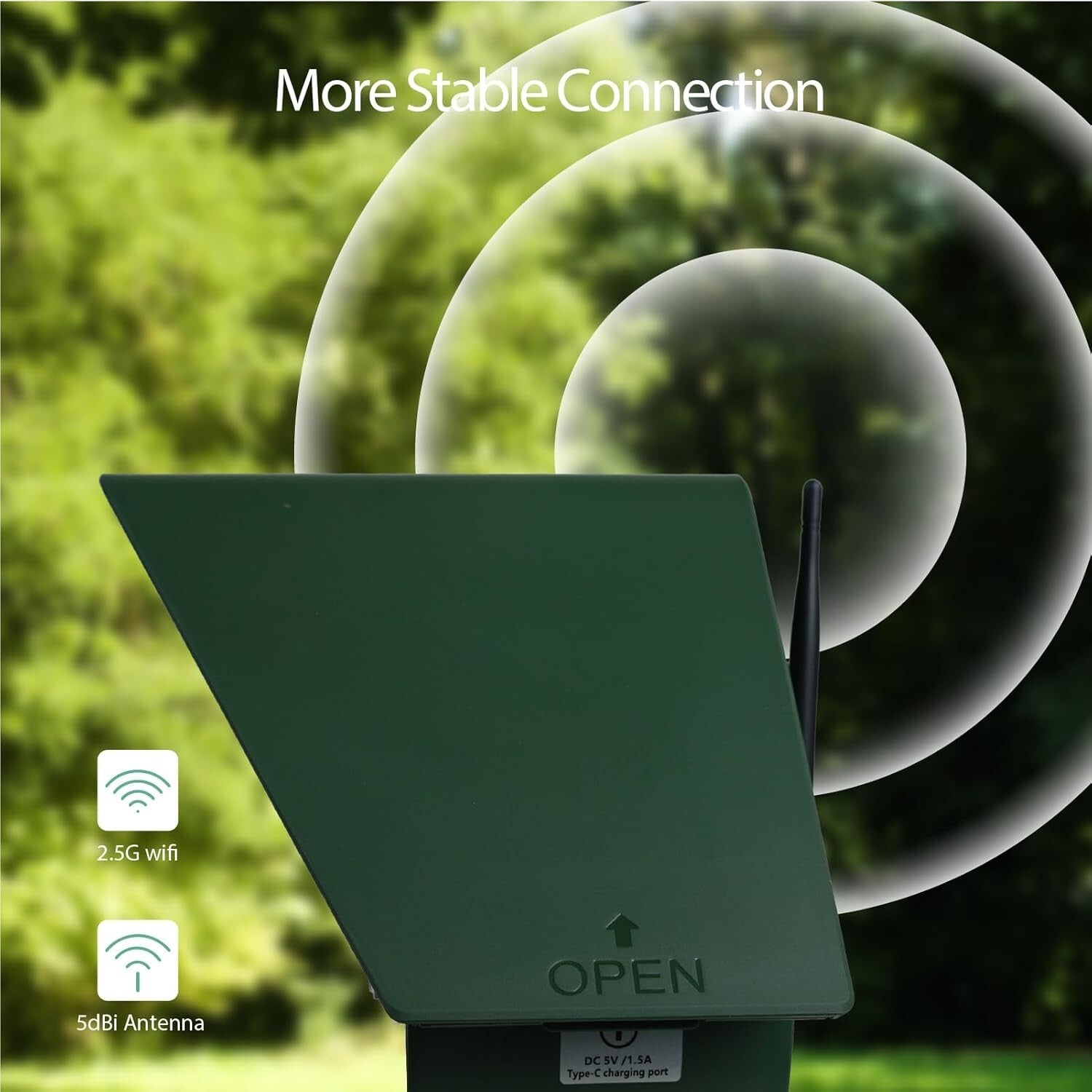 1080P HD Bird Feeder Camera with Motion Detection - Perfect Gift for Bird Lovers