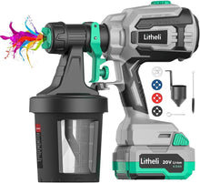 Load image into Gallery viewer, Versatile HVLP Paint Sprayer with 3 Spray Patterns &amp; 4 Nozzles for DIY Projects