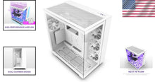 Load image into Gallery viewer, Elegant H9 Flow Mid-Tower PC Case with 360mm Radiator Support &amp; Cable Management