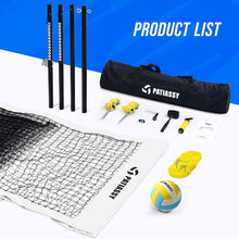 Load image into Gallery viewer, Lightweight Portable Volleyball Set with Net &amp; Boundary Line - Outdoor Fun Ready