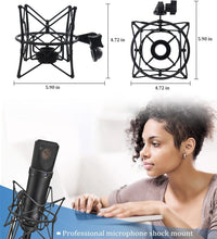 Load image into Gallery viewer, Versatile Shockmount Stand for Neumann Microphones - 5/8"-3/8" Adaptor Included