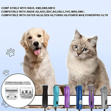 Load image into Gallery viewer, Lightweight Ceramic &amp; Stainless Steel Clipper Blades - Ideal for Smooth Grooming