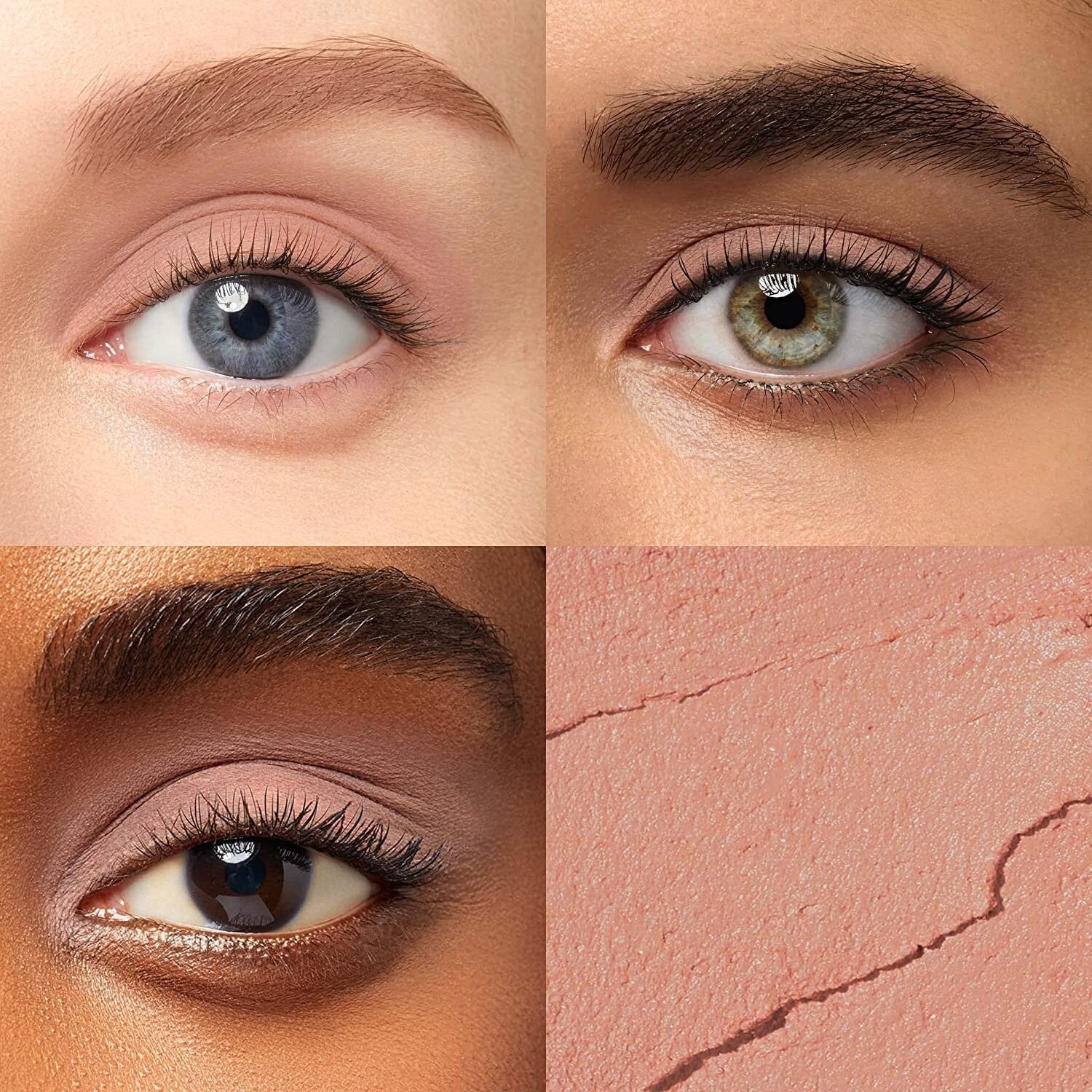 Highly Pigmented Crème-to-Powder Eyeshadow Set with Mattes & Shimmers - 6pcs