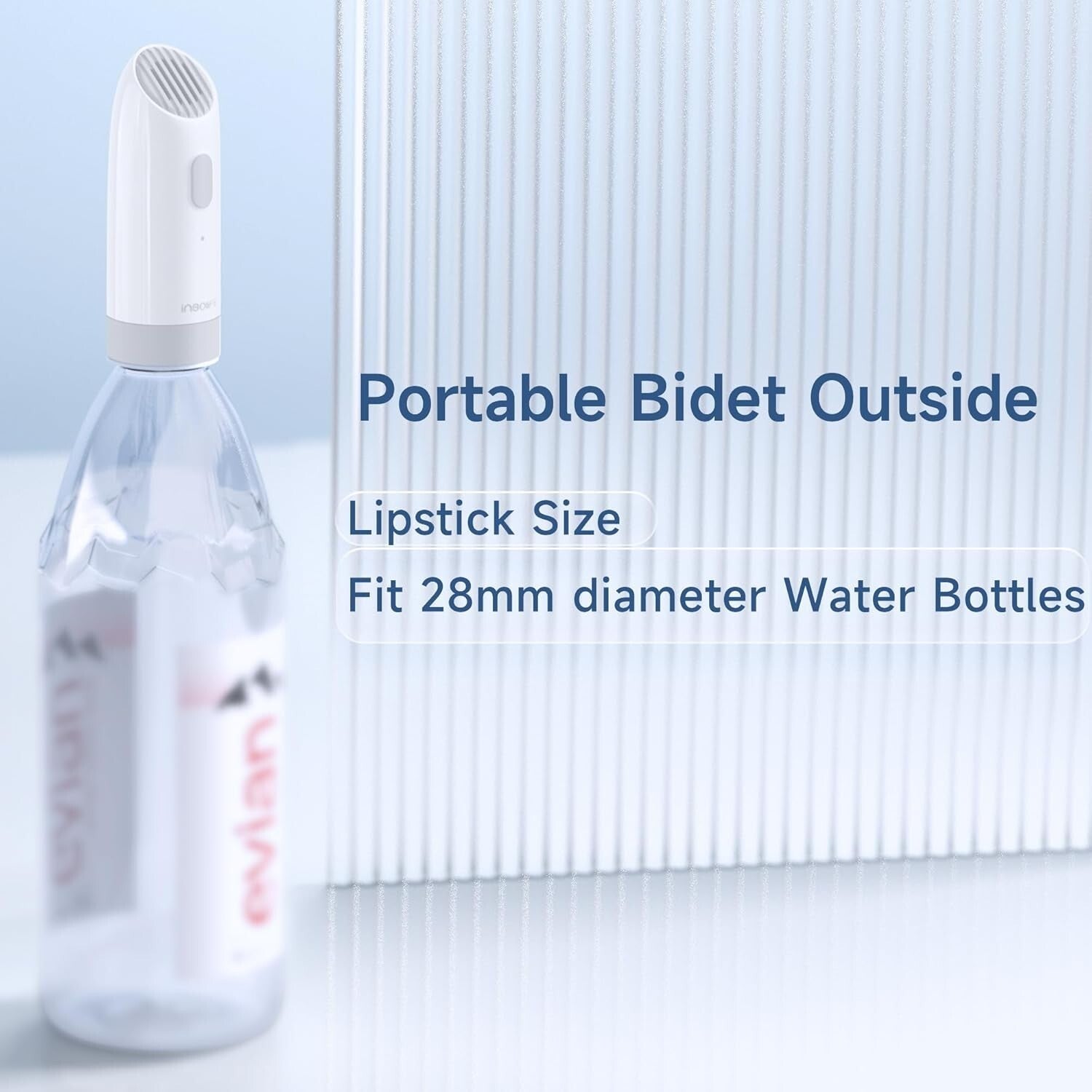 IPX7 Waterproof Portable Bidet with 400ml Capacity - Clean Anytime, Anywhere