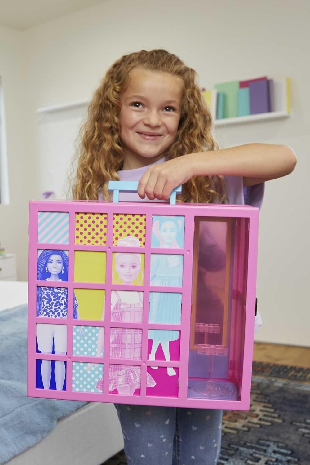 Creative Dream Closet Playset - 30+ Accessories, Desk & Carry Handle for Kids