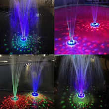 Load image into Gallery viewer, Compact UV Resistant Floating Water Fountain with Lights - Perfect Pool Addition
