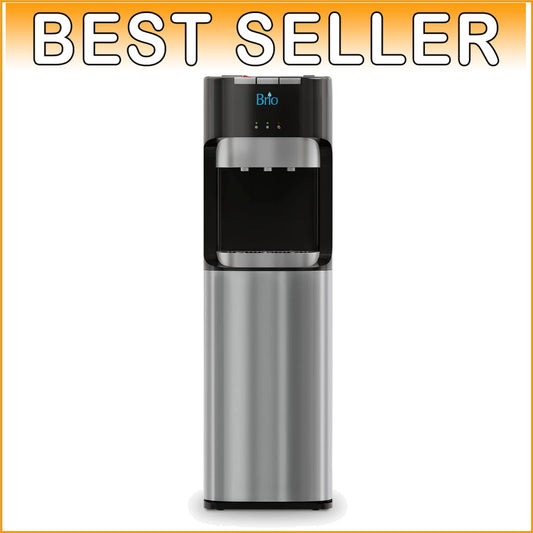 Bottom Loading Stainless Steel Water Cooler - 3 Temperatures, Child Safety Lock