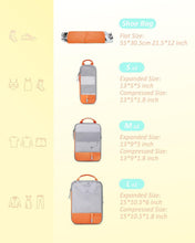 Load image into Gallery viewer, Set of 6 Lightweight Compression Packing Cubes - Space-Saving Travel Essentials