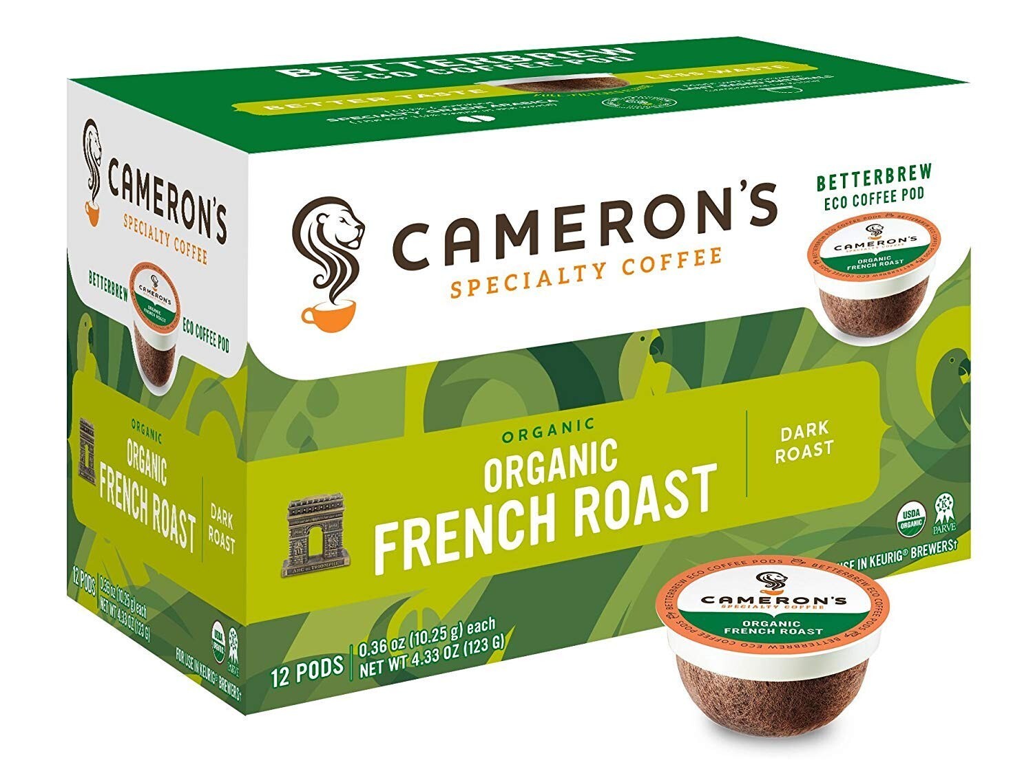 Artisan Organic French Roast Coffee Pods - Smooth & Rich Flavor, Perfect at Home