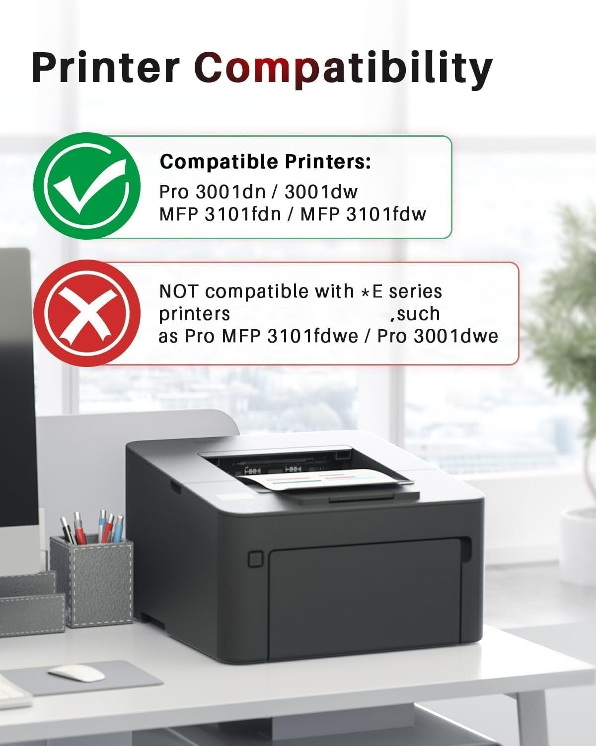 Easy Install 138X Black Toner Cartridge 2-Pack for Vibrant Professional Prints