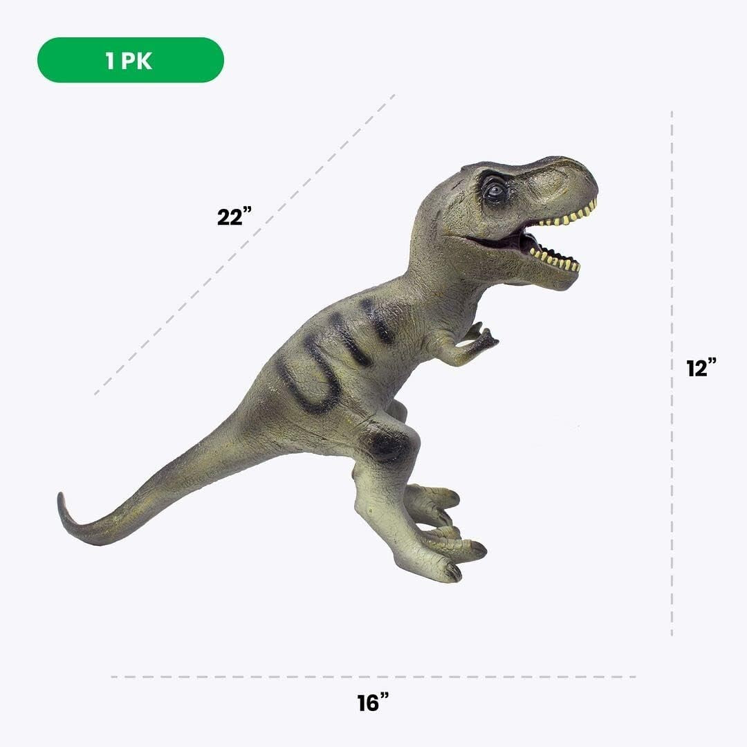 Educational 22-Inch T-Rex Dinosaur Toy - Soft, Safe, & Ideal for Toddler Gifts
