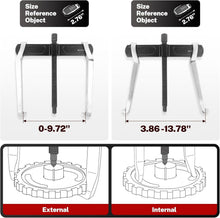Load image into Gallery viewer, 10" 2-Jaw Gear Puller - Premium CR-V Steel for Internal/External Specimens
