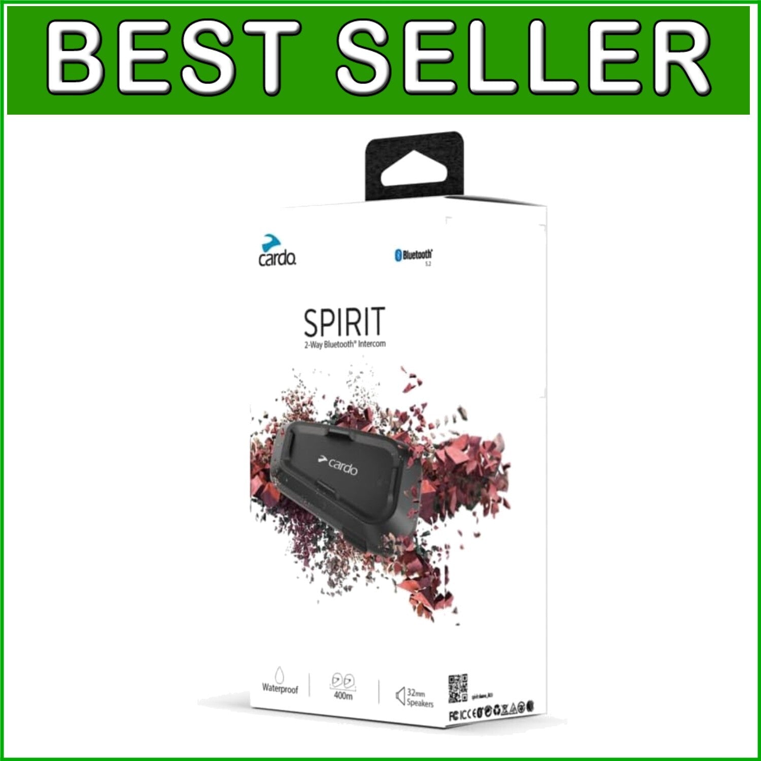 Bluetooth Motorcycle Headset Duo - Touch Control & Fast Charging Technology