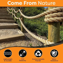Load image into Gallery viewer, Multipurpose Twisted Sisal Rope 100 ft - Ideal for DIY, Crafts &amp; Cats