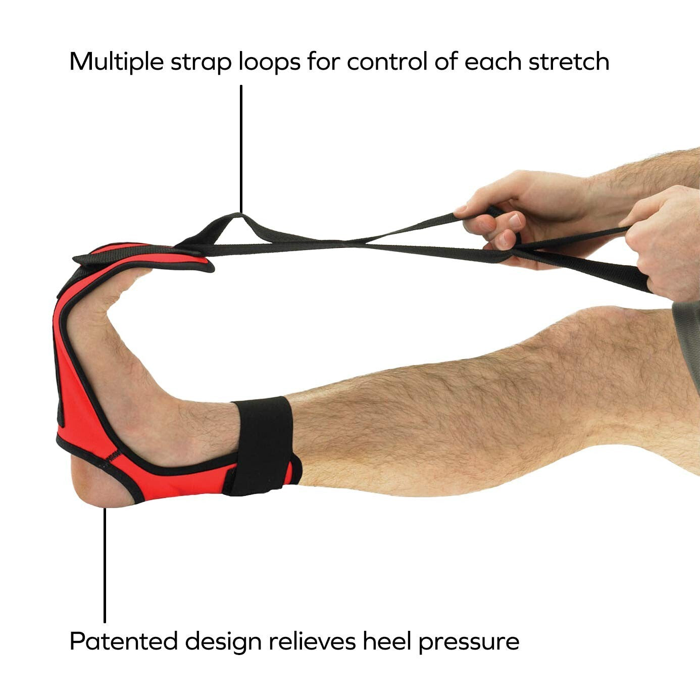 Versatile Stretch-EZ Stretching Strap - Ideal for Plantar Fasciitis & Hamstrings