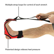 Load image into Gallery viewer, Versatile Stretch-EZ Stretching Strap - Ideal for Plantar Fasciitis &amp; Hamstrings
