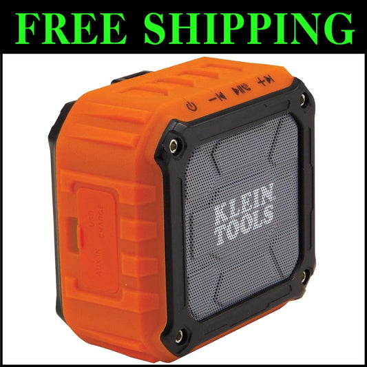 Compact Jobsite Bluetooth Speaker - Rugged, Versatile & Ideal for Professionals