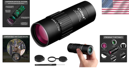 Ergonomic 8x32 Monocular - Lightweight & Waterproof High-Performance Telescope