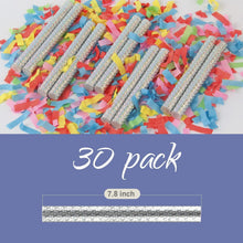 Load image into Gallery viewer, Colorful Tissue Paper Confetti Wands - 40 Pack for Birthdays &amp; Graduations