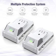 Load image into Gallery viewer, High-Capacity 24V Lithium-Ion Replacement Batteries for Snow Joe+Sun Joe