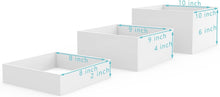 Load image into Gallery viewer, Elegant 3-Piece Buffet Risers Set - Glossy Acrylic Stands for Food &amp; Displays