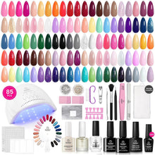 Load image into Gallery viewer, Beetles Gel Polish Kit: 55 Glossy Colors &amp; Nail Tools - Perfect Gift for Her