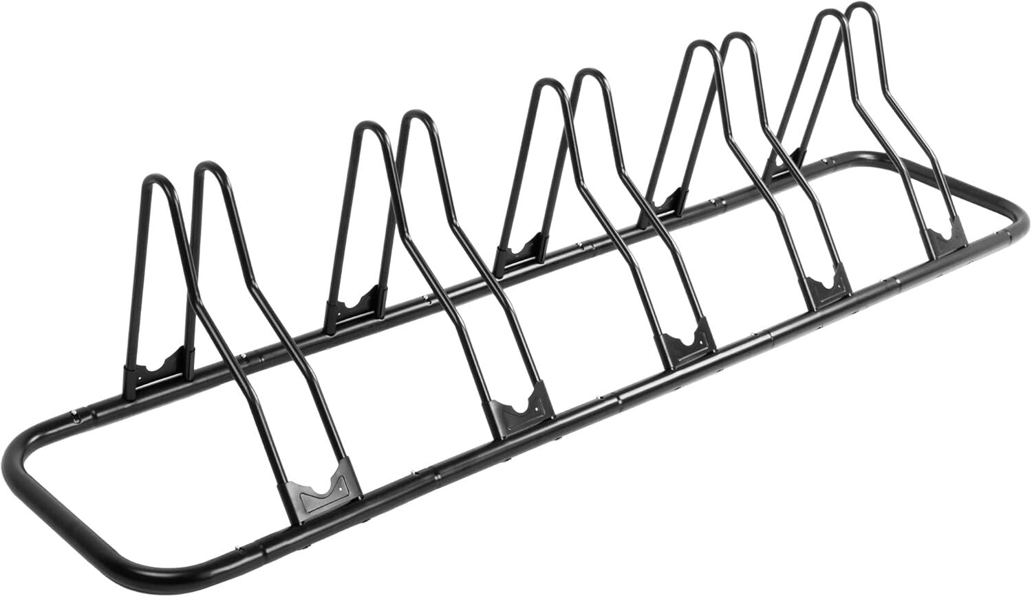 Optimized 6-Bike Storage Rack with Tire Grooves - Perfect for Garage or Indoor