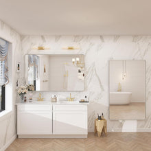 Load image into Gallery viewer, 48x30 Lightweight Silver Framed Mirror - Perfect for Bathrooms &amp; Dress Rooms