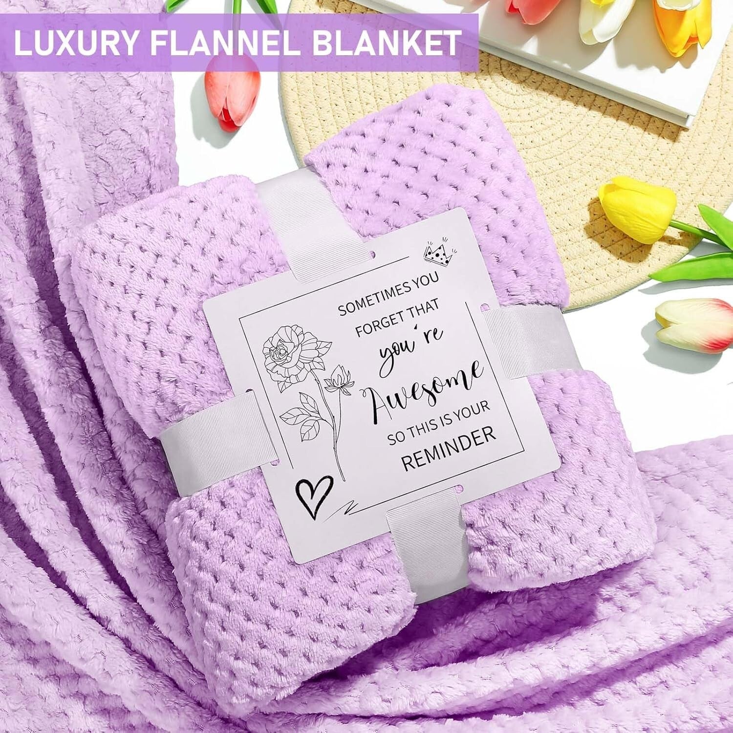 Lavender Spa Gift Basket for Women - Ultimate Self-Care Birthday Surprise