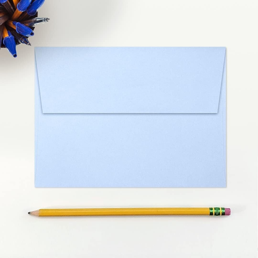Durable Self-Seal A7 Envelopes in Baby Blue – Perfect for Every Occasion